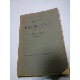 JOC SECUND (versuri) - ION BARBU - 1930